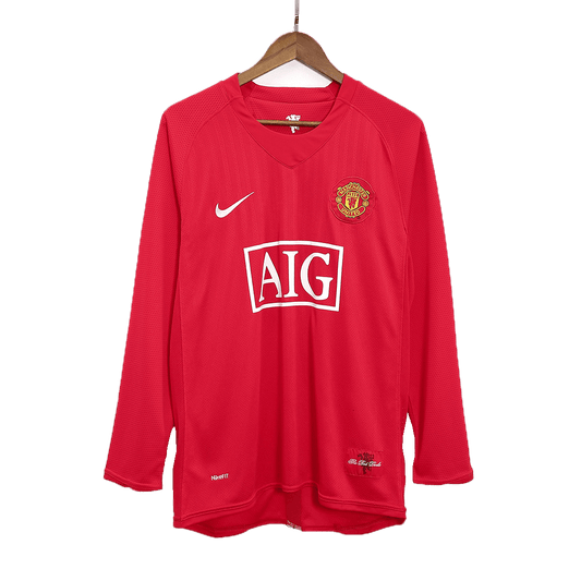 RONALDO #7 Retro Manchester United Home Jersey 2007/08