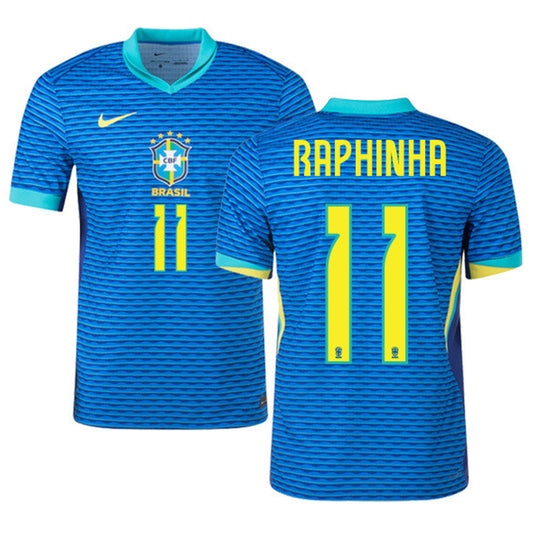 RAPHINHA #11 Brazil Away Jersey Copa America 2024 FV