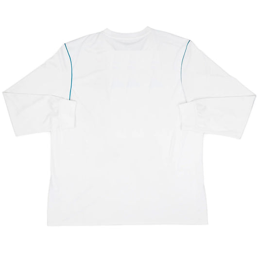 Retro Real Madrid Home Long Sleeve Jersey 2017/18