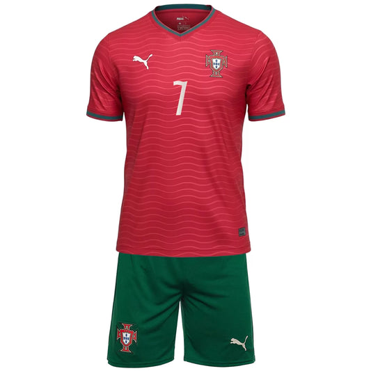 RONALDO #7 Portugal 2026 Home Kit — Kids