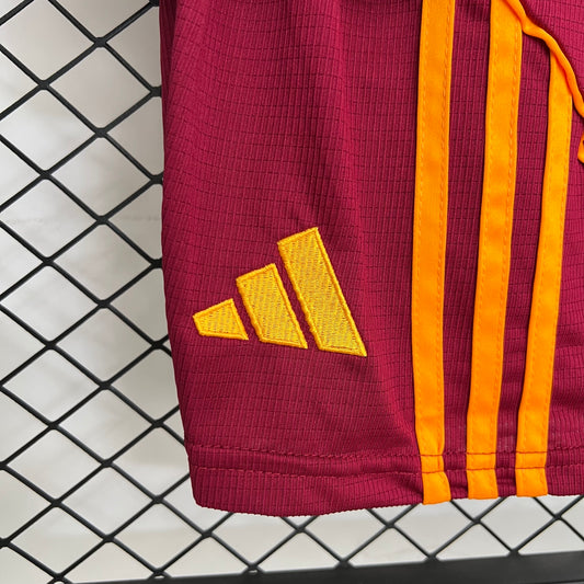 25/26 AS Roma Home Kids Size Jersey