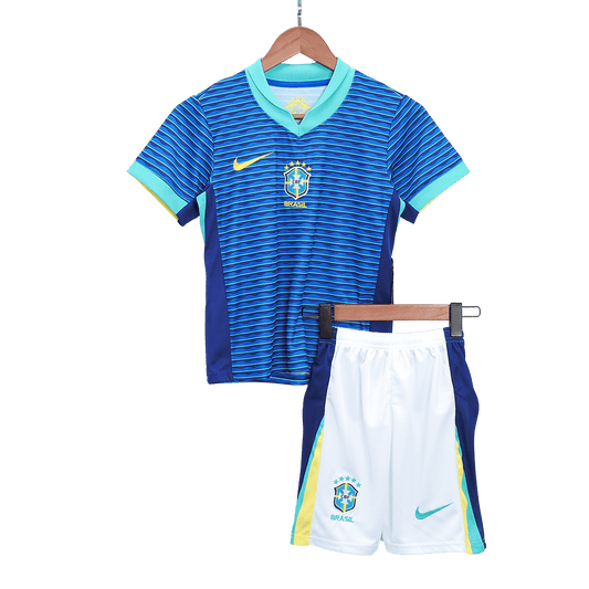 Kids Brazil Away Kit Copa America 2024