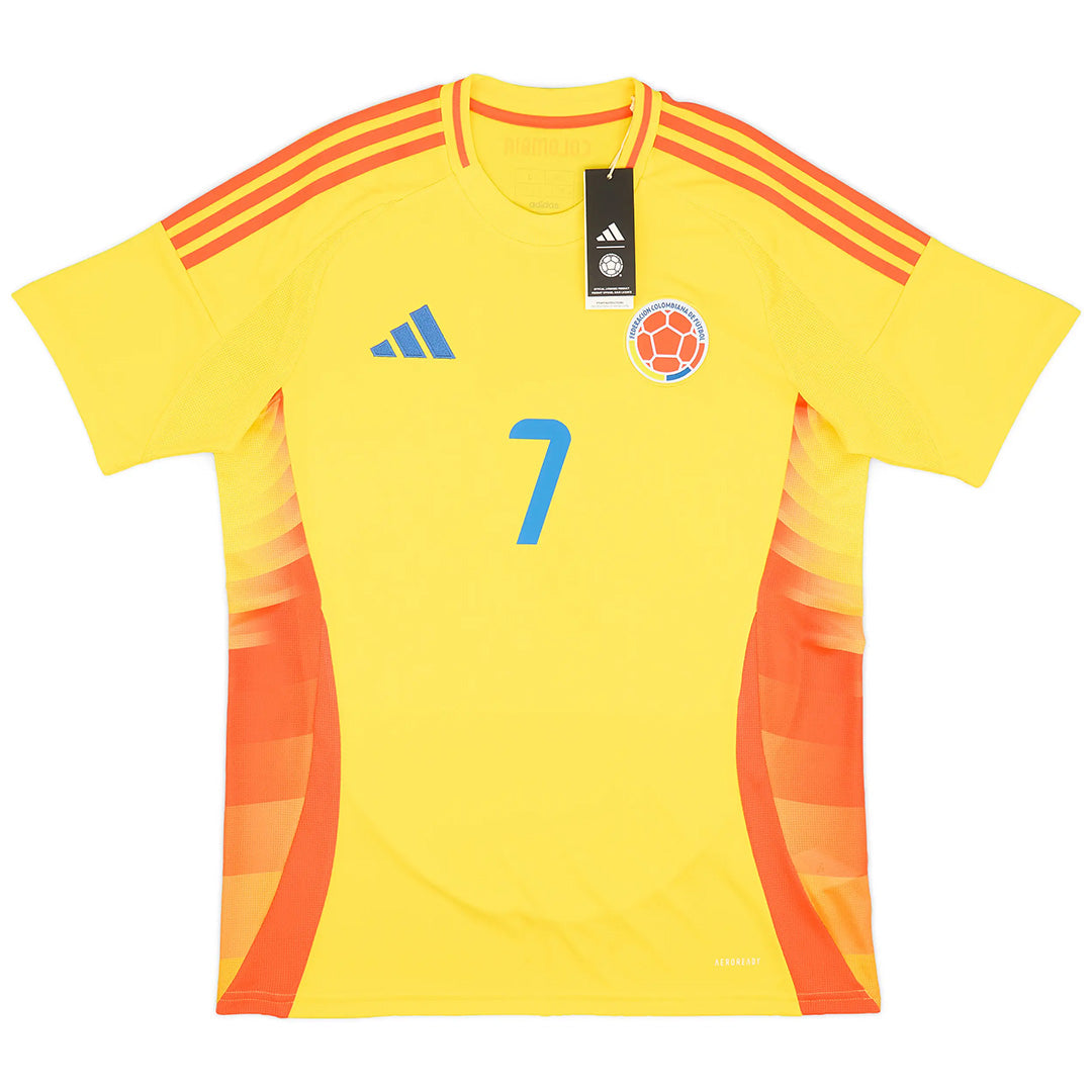 Luis Diaz #7 Colombia Home Jersey Copa America 2024 FV