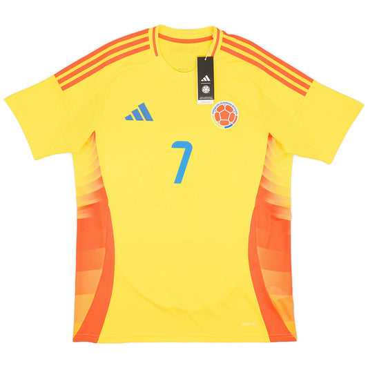 Luis Diaz #7 Colombia Home Jersey Copa America 2024 FV