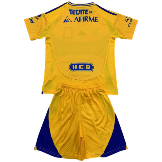 Kids Tigres UANL Home Jersey Kit 2024/25