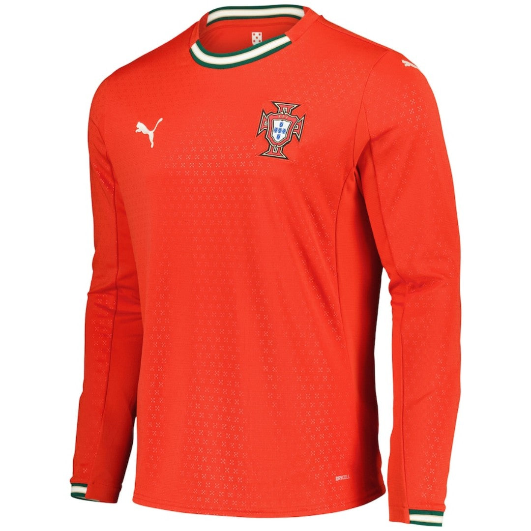 Portugal 2025 Home Long-Sleeve Jersey FV