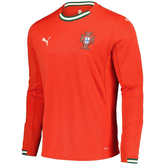 Portugal 2025 Home Long-Sleeve Jersey FV