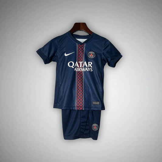 PSG 2025/26 Home Kids Size Jersey Set
