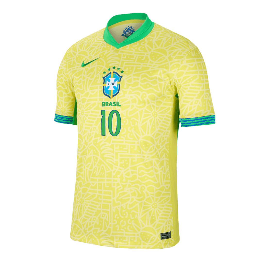 RODRYGO #10 Brazil Home Jersey Copa America 2024 FV
