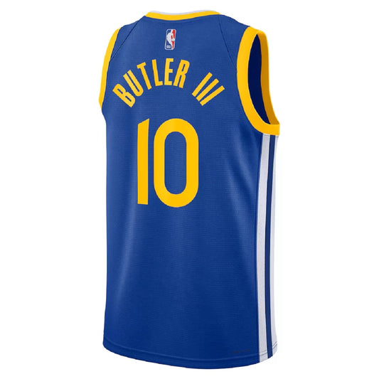 Men's Golden State Warriors Jimmy Butler Blue Swingman Jersey - Icon Edition