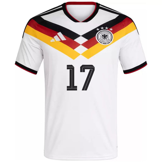 Wirtz #17 Germany Home Jersey World Cup 2026