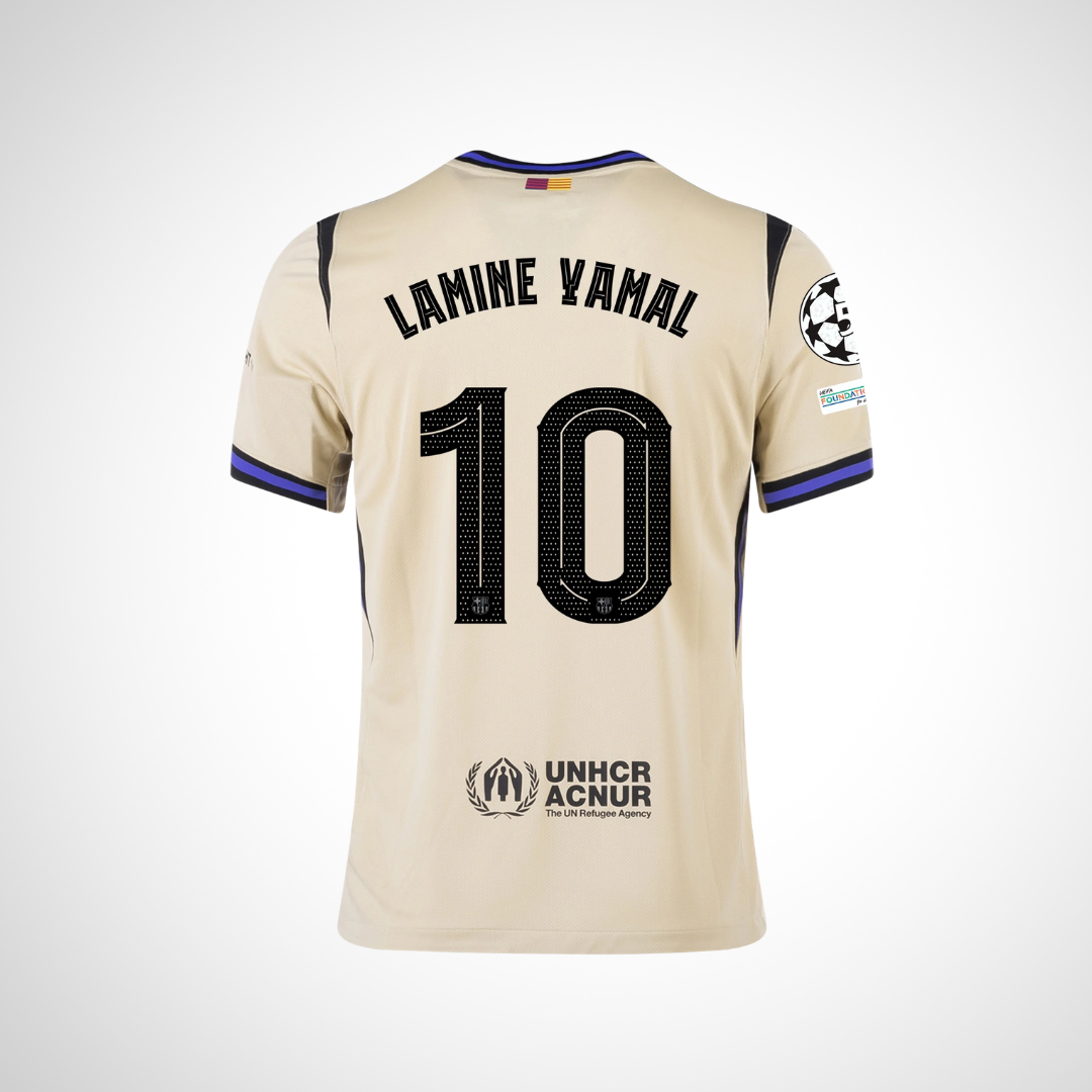 25/26 FC Barcelona Away LAMINE YAMAL 10 Fan Jersey