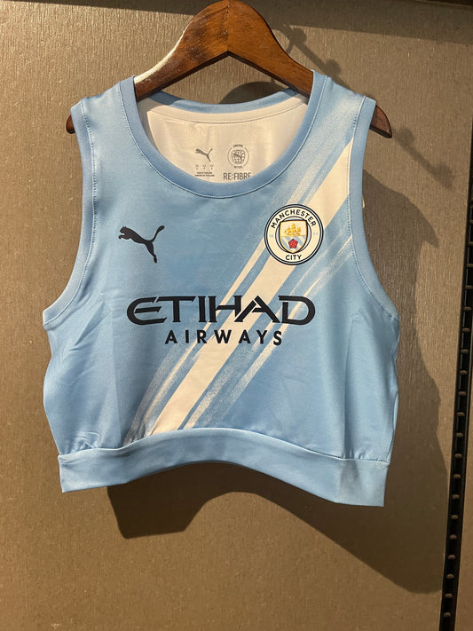 Manchester City Home Women's Crop-Top