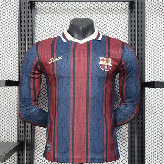 25/26 FC Barcelona Iconic Authentic Long-Sleeve Jersey