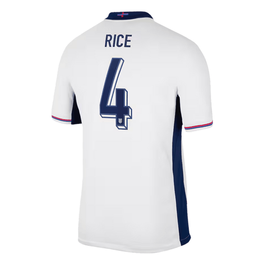 RICE #4 England Home Jersey Euro 2024 FV