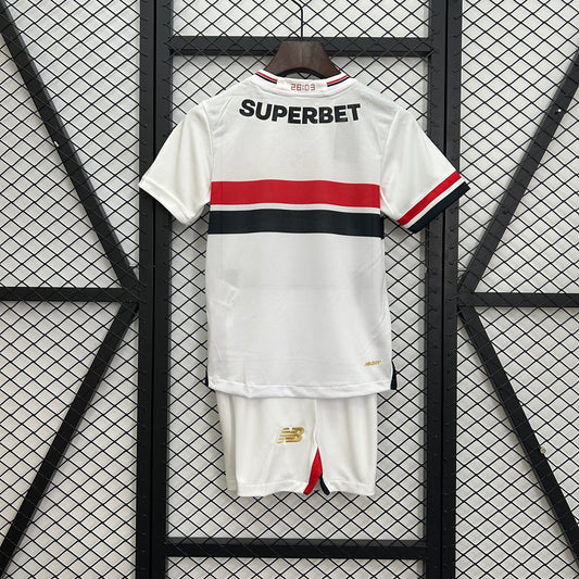 25/26 Sao Paulo Home Kids Size Jersey