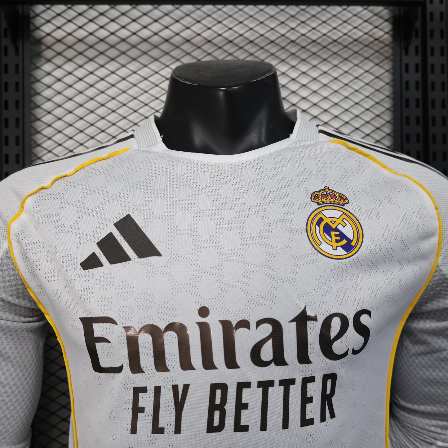 25-26 Real Madrid Home Long-Sleeve Authentic Jersey