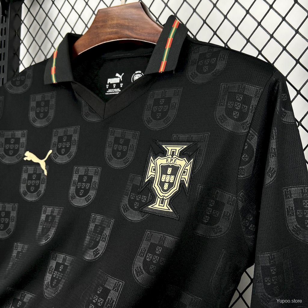 Eusebio Portugal 2026 'Black Panther' Special Edition Jersey — Long Sleeve