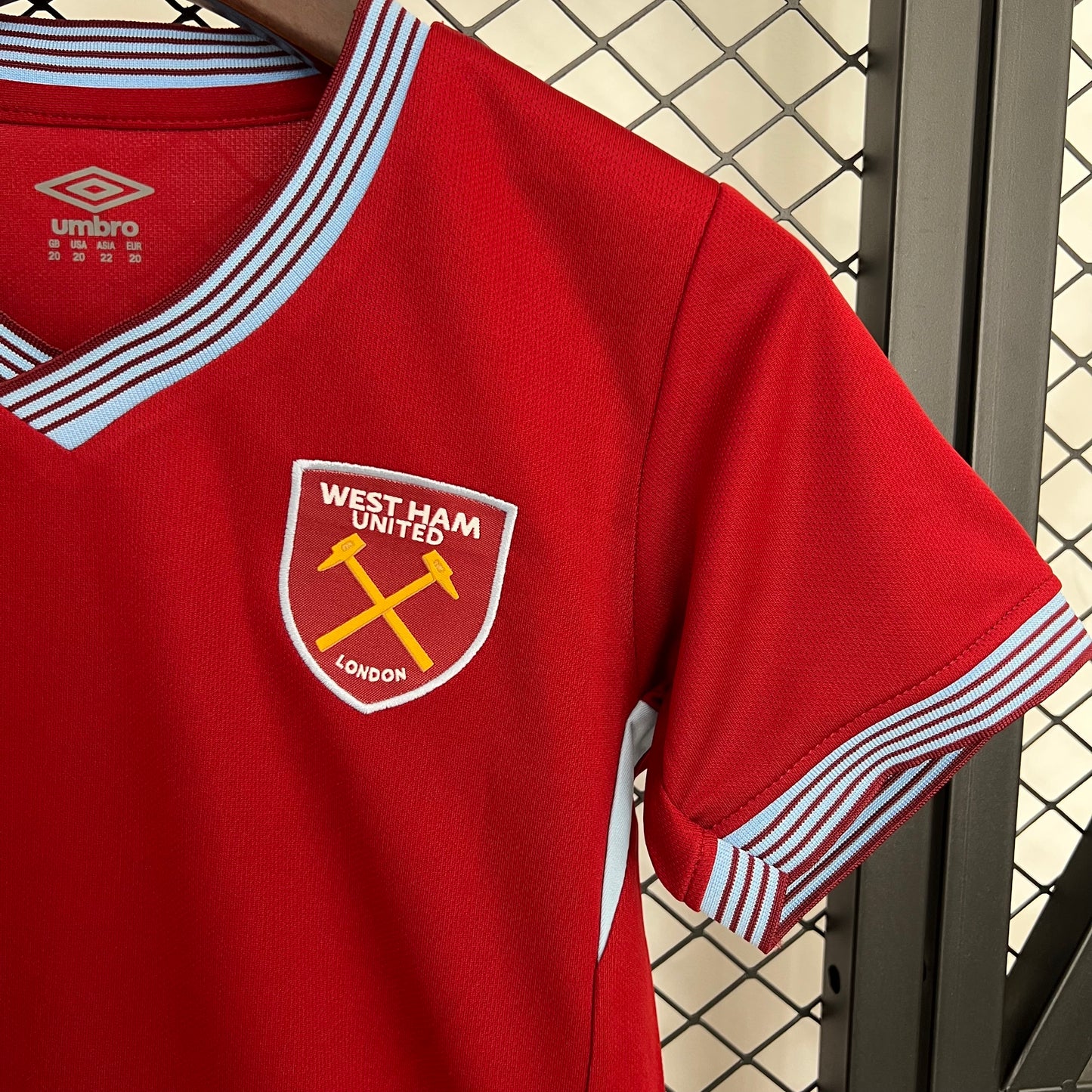 25/26 West Ham United Home Kids Size Jersey