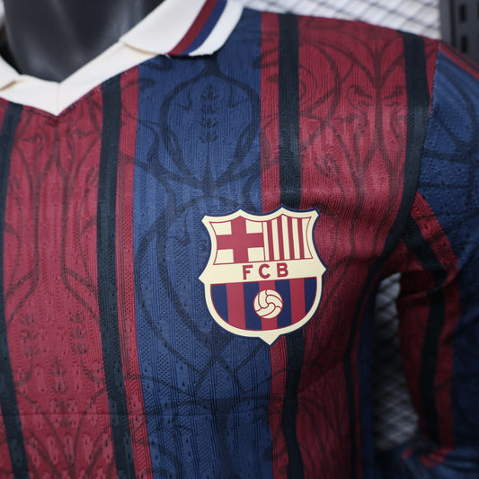 25/26 FC Barcelona Iconic Authentic Long-Sleeve Jersey