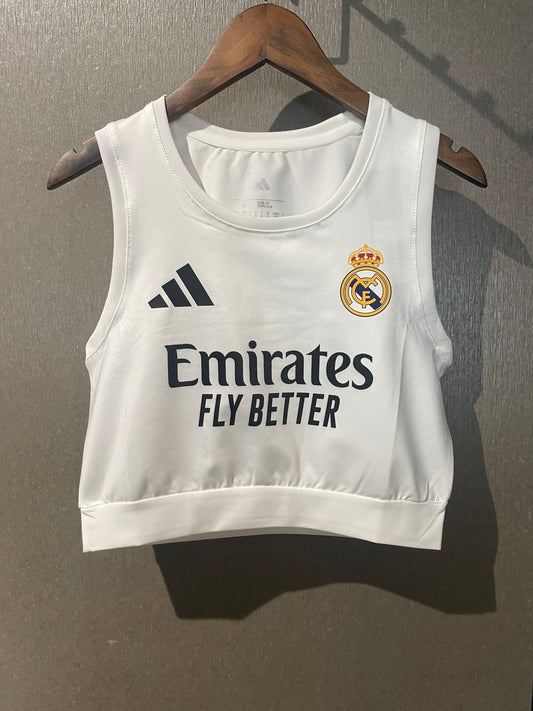 Real Madrid Home Women's Crop-Top