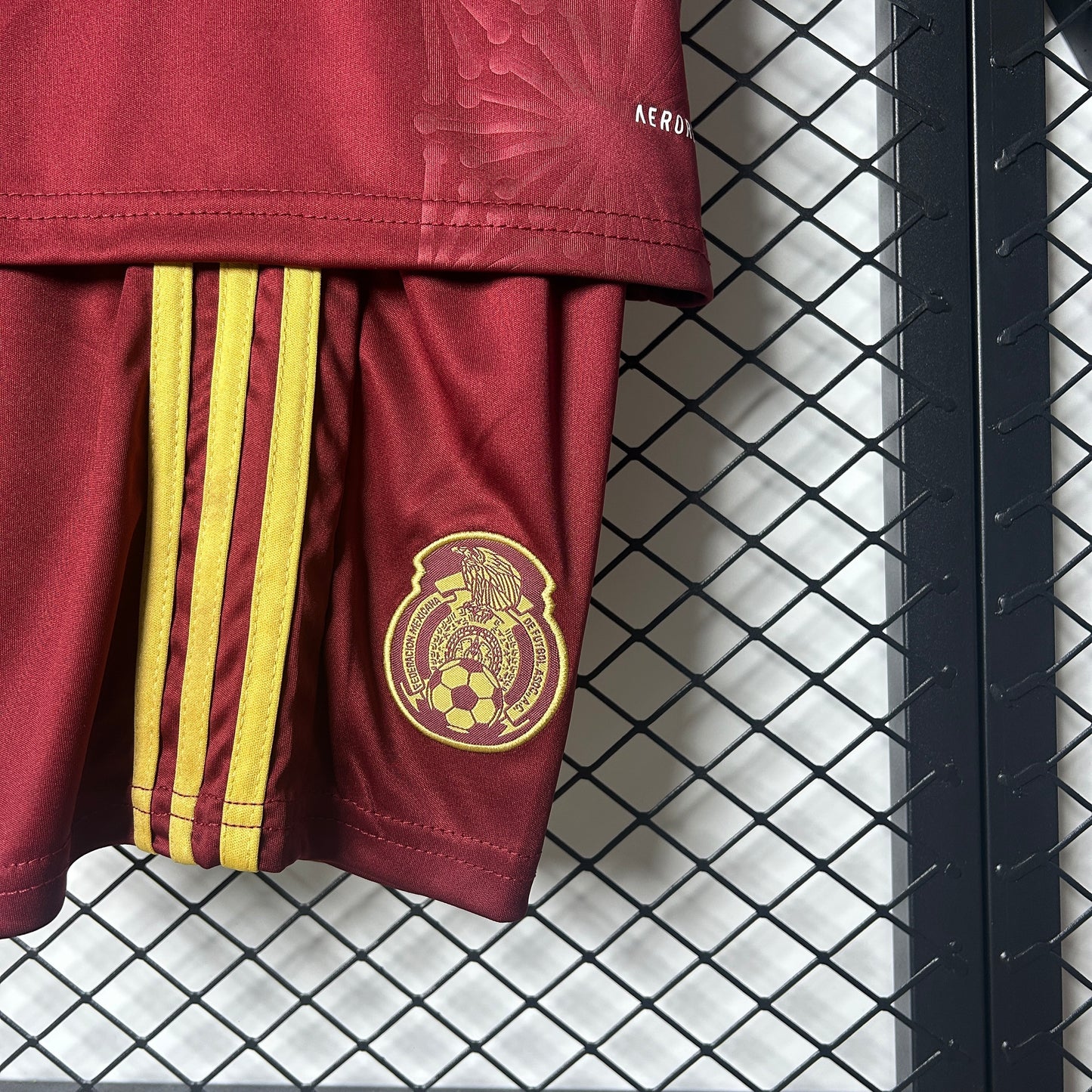 25/26 Mexico Red/Gold Kids Size Jersey