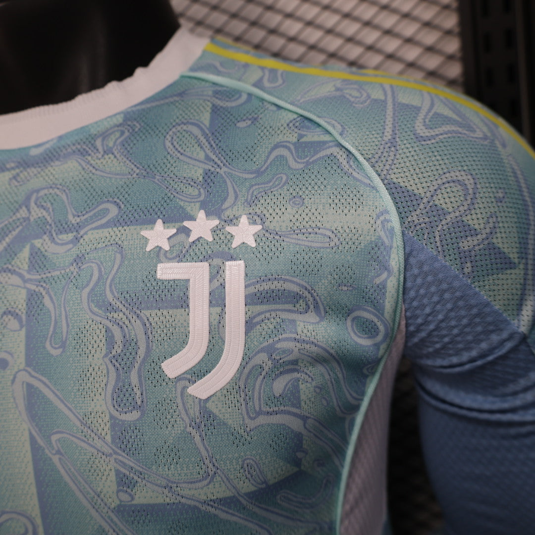 25-26 Juventus FC Away Authentic Long-Sleeve Jersey