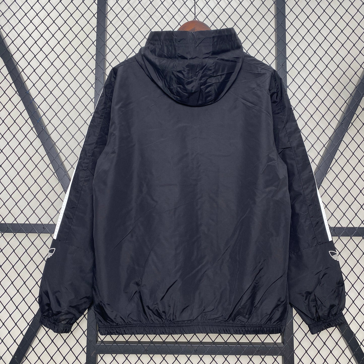 2024/25 Trefoil Black Windbreaker