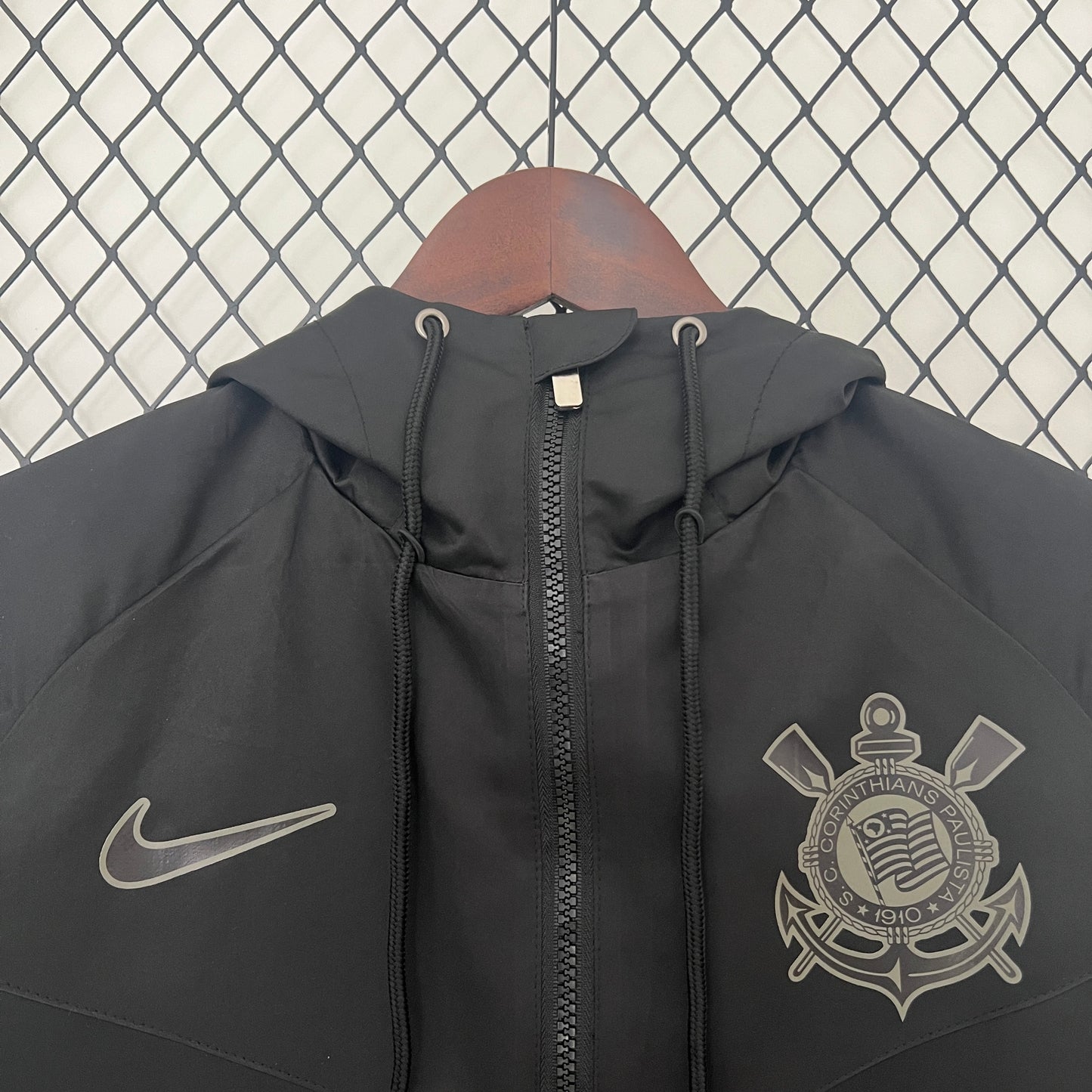 2024 Corinthians Black Windbreaker