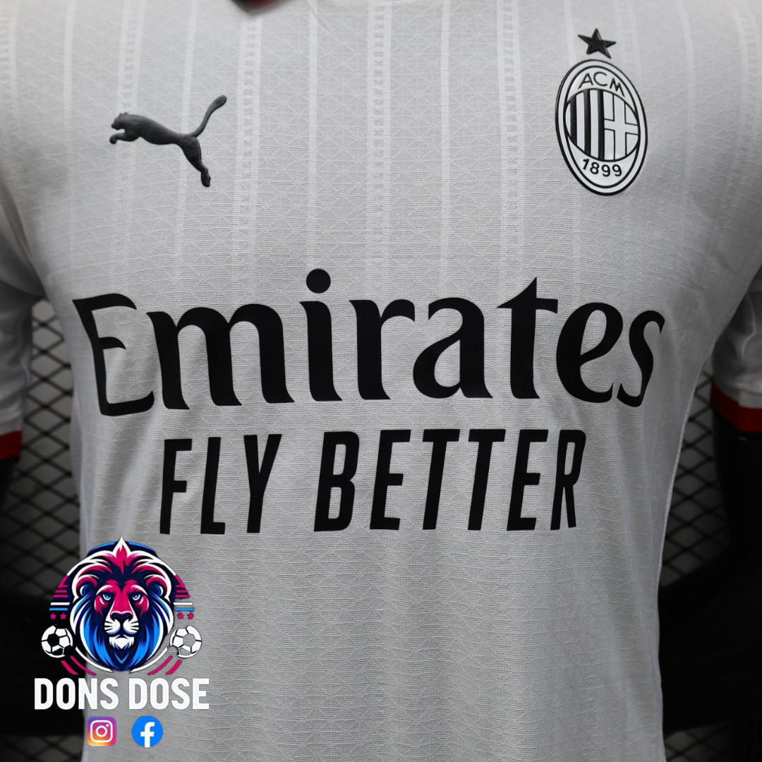 24/25 AC Milan Away Player Jersey