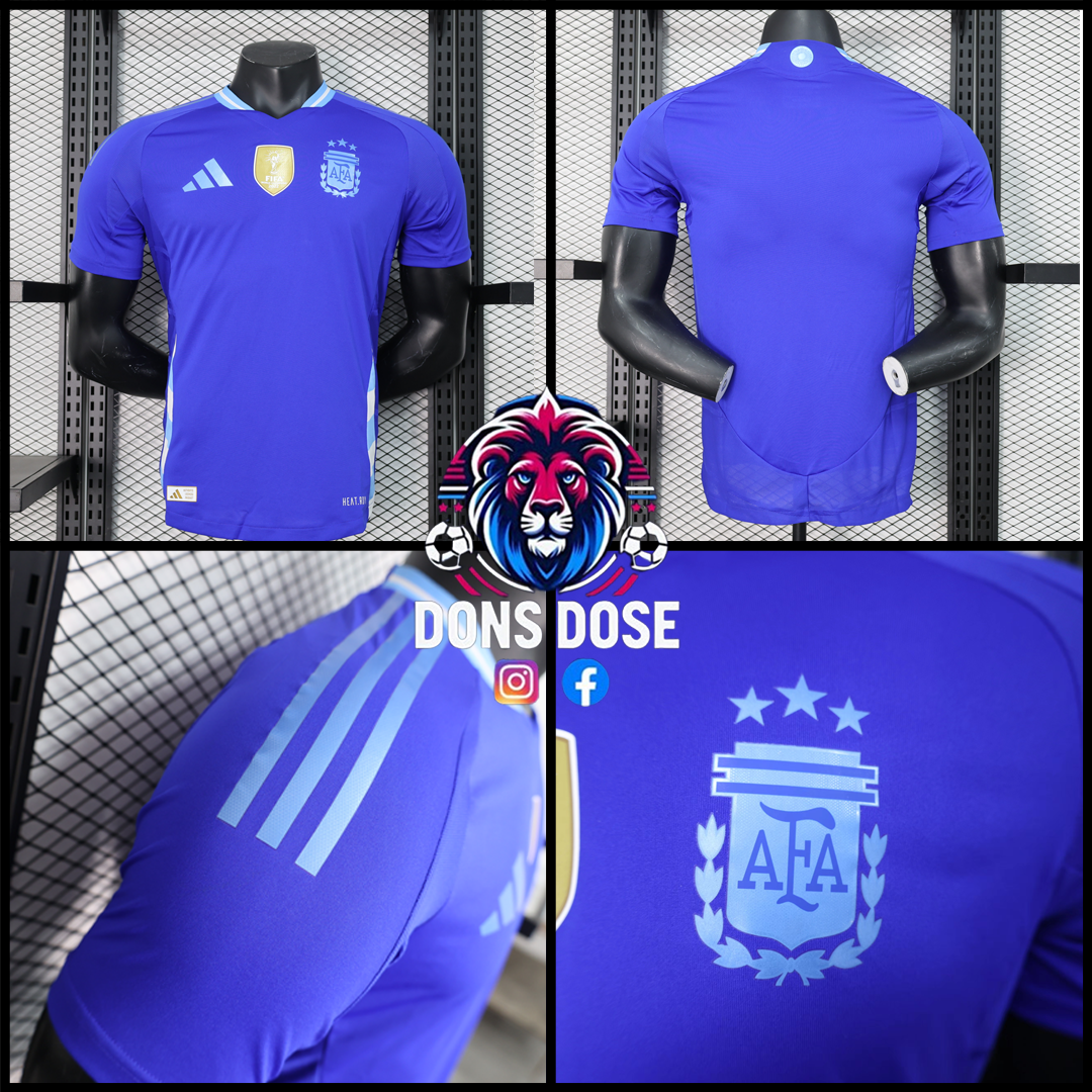Camiseta de fútbol visitante de Argentina 2024