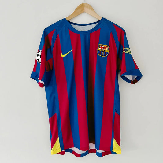 Retro FC Barcelona 05/06 Ronaldinho #10 camiseta de fútbol local