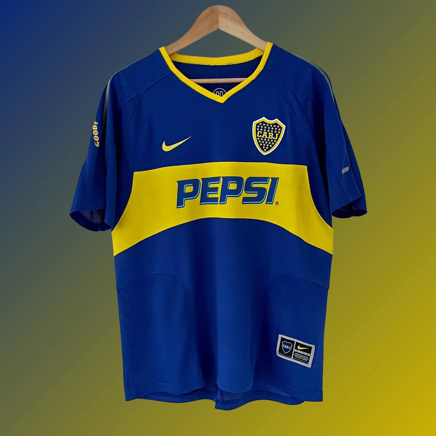 Retro Boca Juniors Shirt 2003-04 Home Jersey