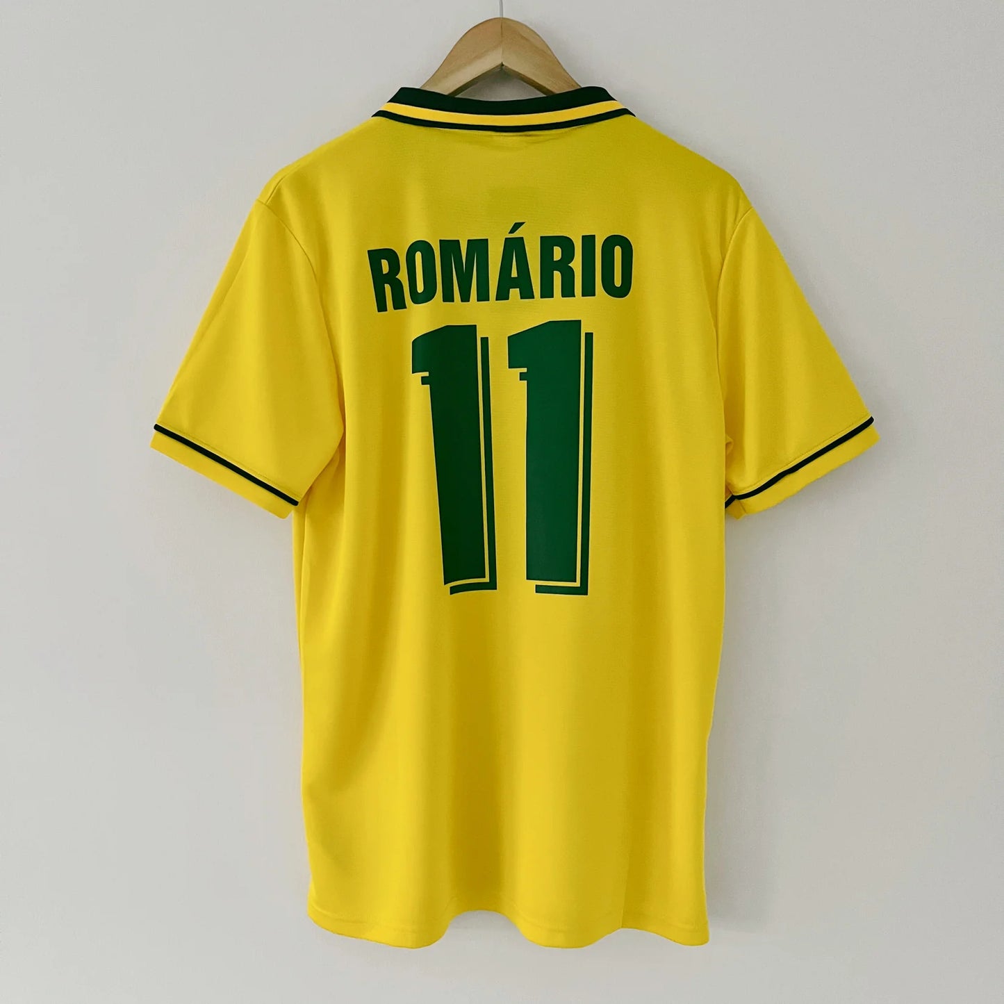 Camiseta retro de Brasil Copa del Mundo 1994 Camiseta de fútbol local