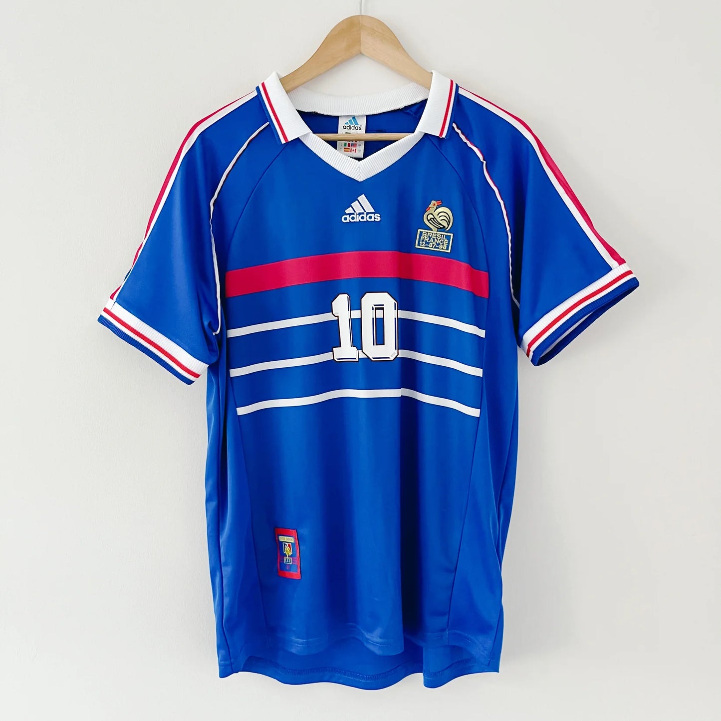 Retro France Shirt World Cup 1998 Home Jersey