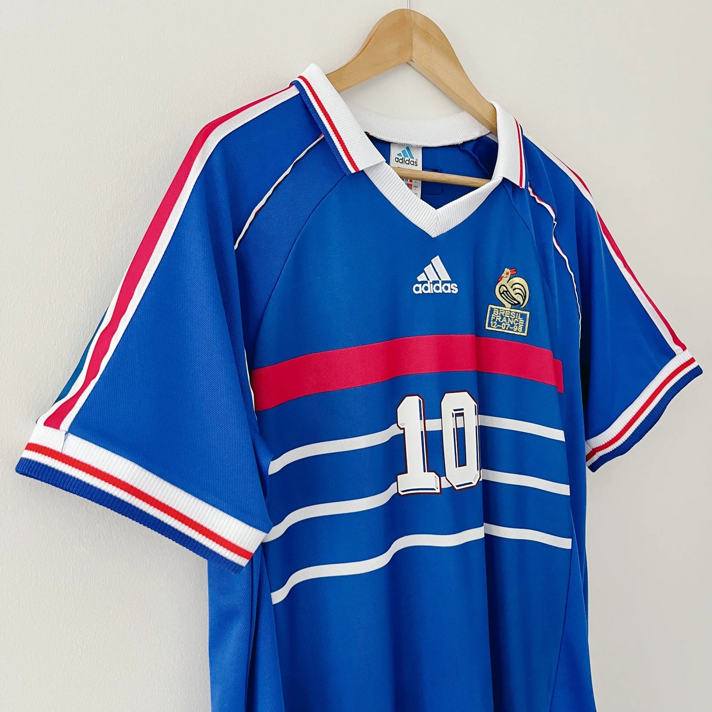 Retro France Shirt World Cup 1998 Home Jersey