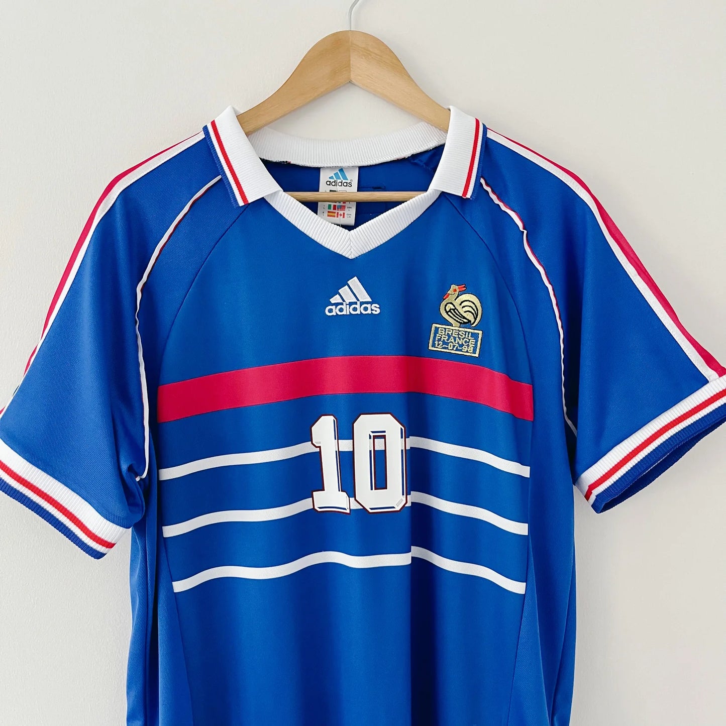 Retro France Shirt World Cup 1998 Home Jersey