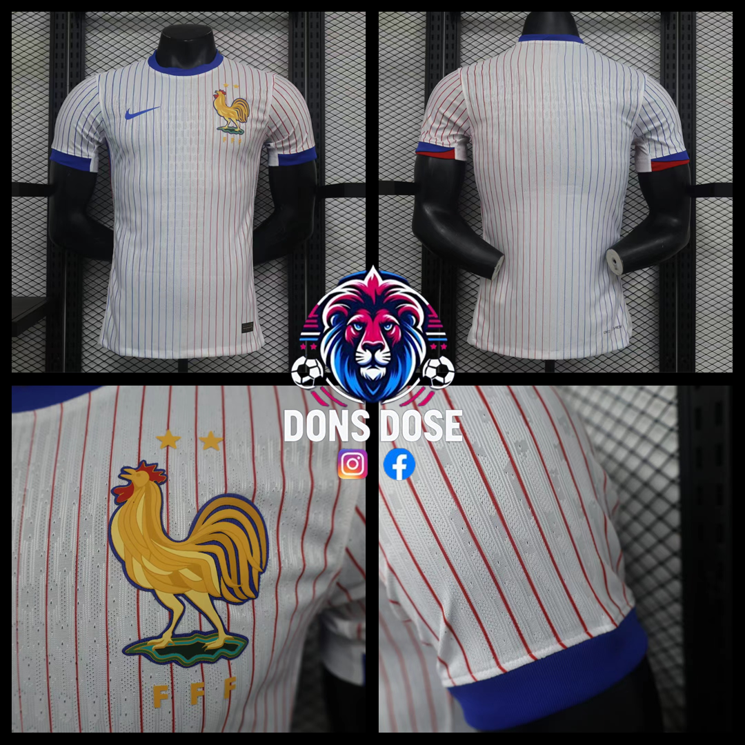 Camiseta de fútbol visitante de Francia 2024