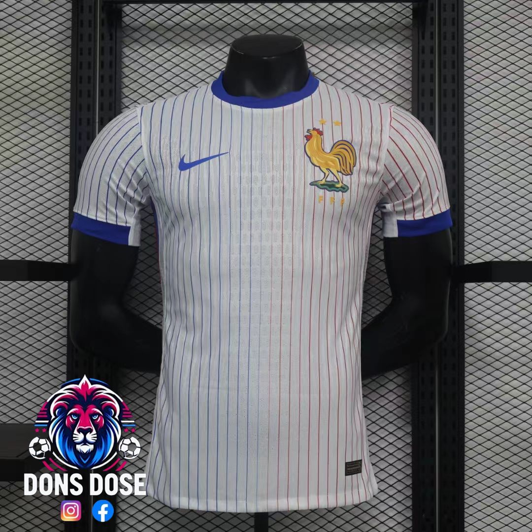Camiseta de fútbol visitante de Francia 2024