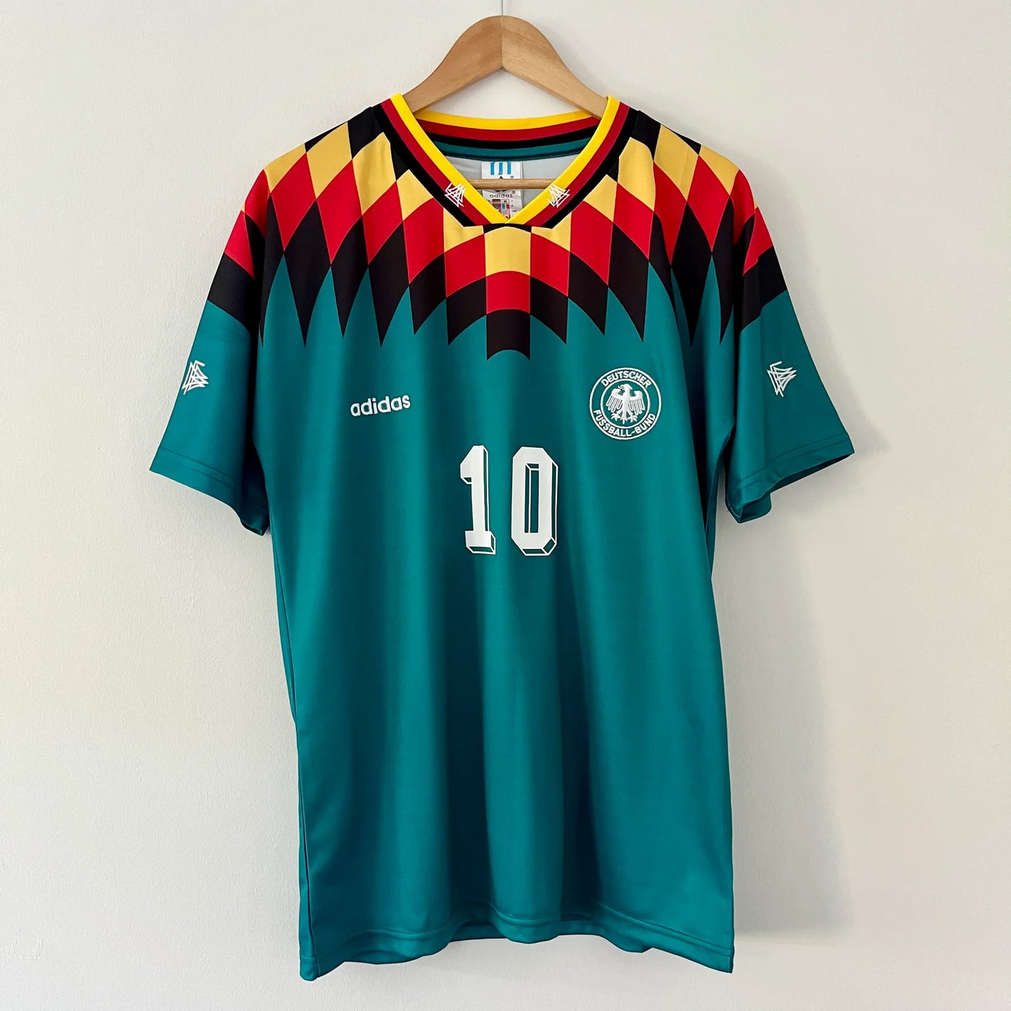 Retro Germany Shirt World Cup 1994 Away Jersey