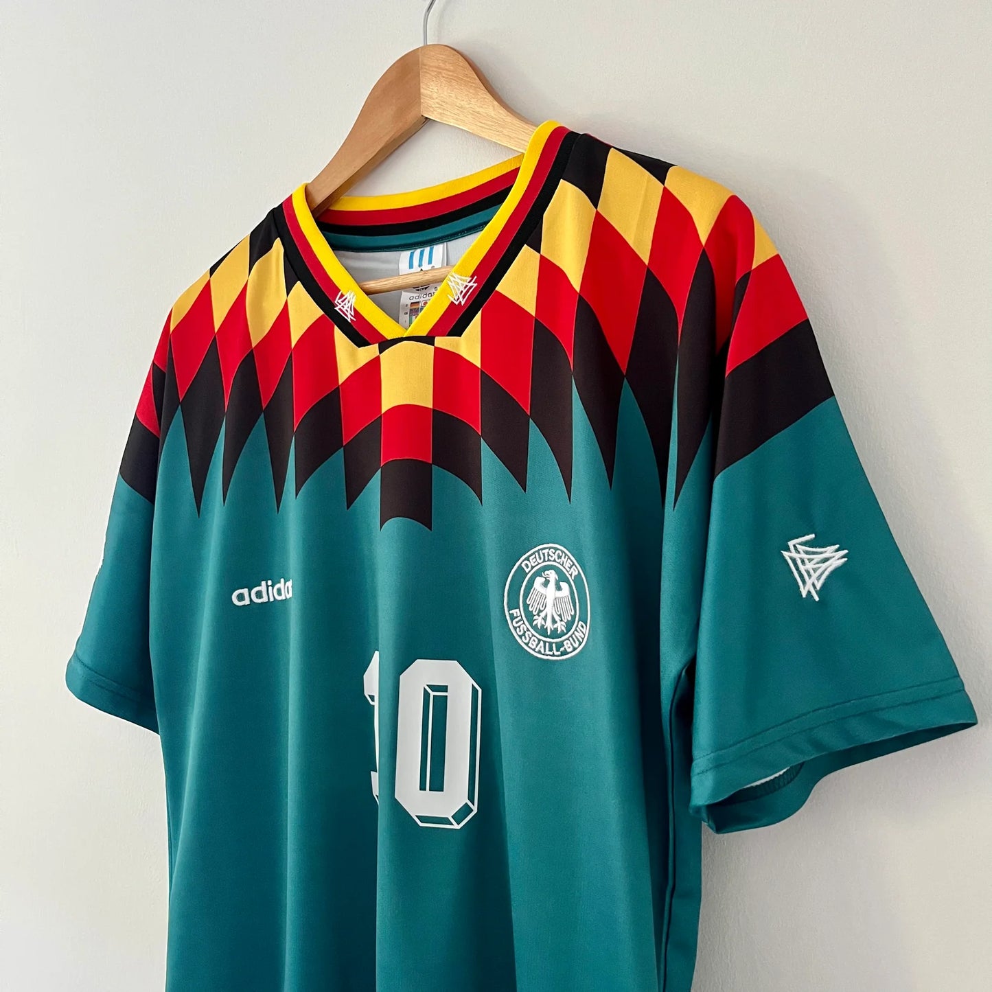 Retro Germany Shirt World Cup 1994 Away Jersey