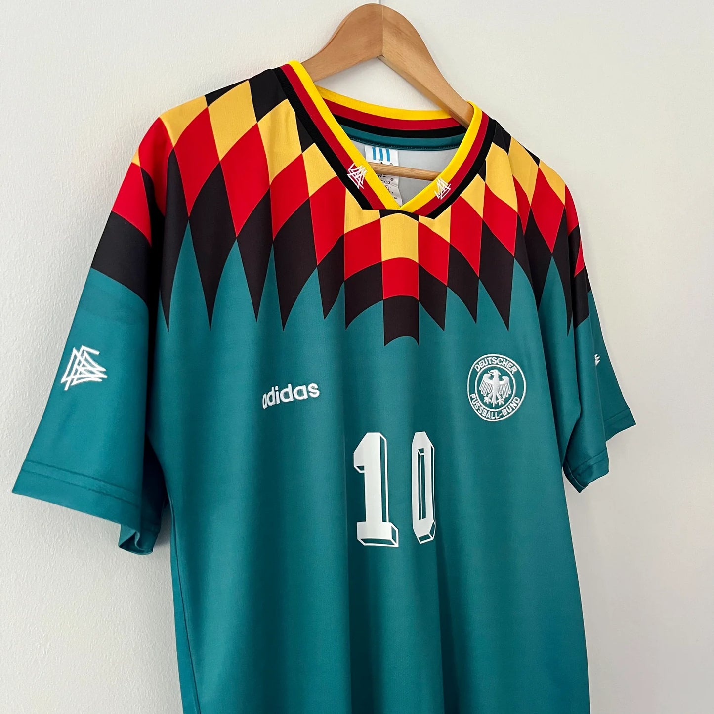 Retro Germany Shirt World Cup 1994 Away Jersey