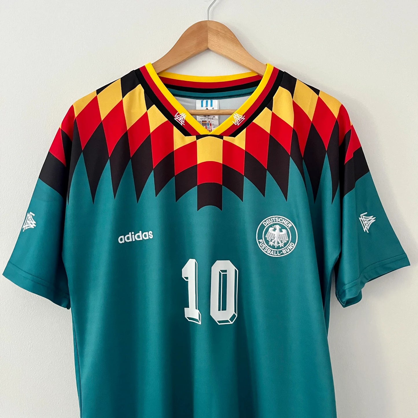 Retro Germany Shirt World Cup 1994 Away Jersey