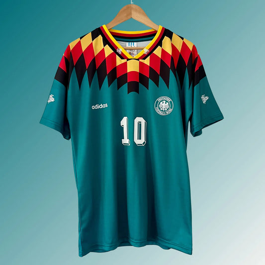 Camiseta retro de Alemania de visitante de la Copa del Mundo de 1994
