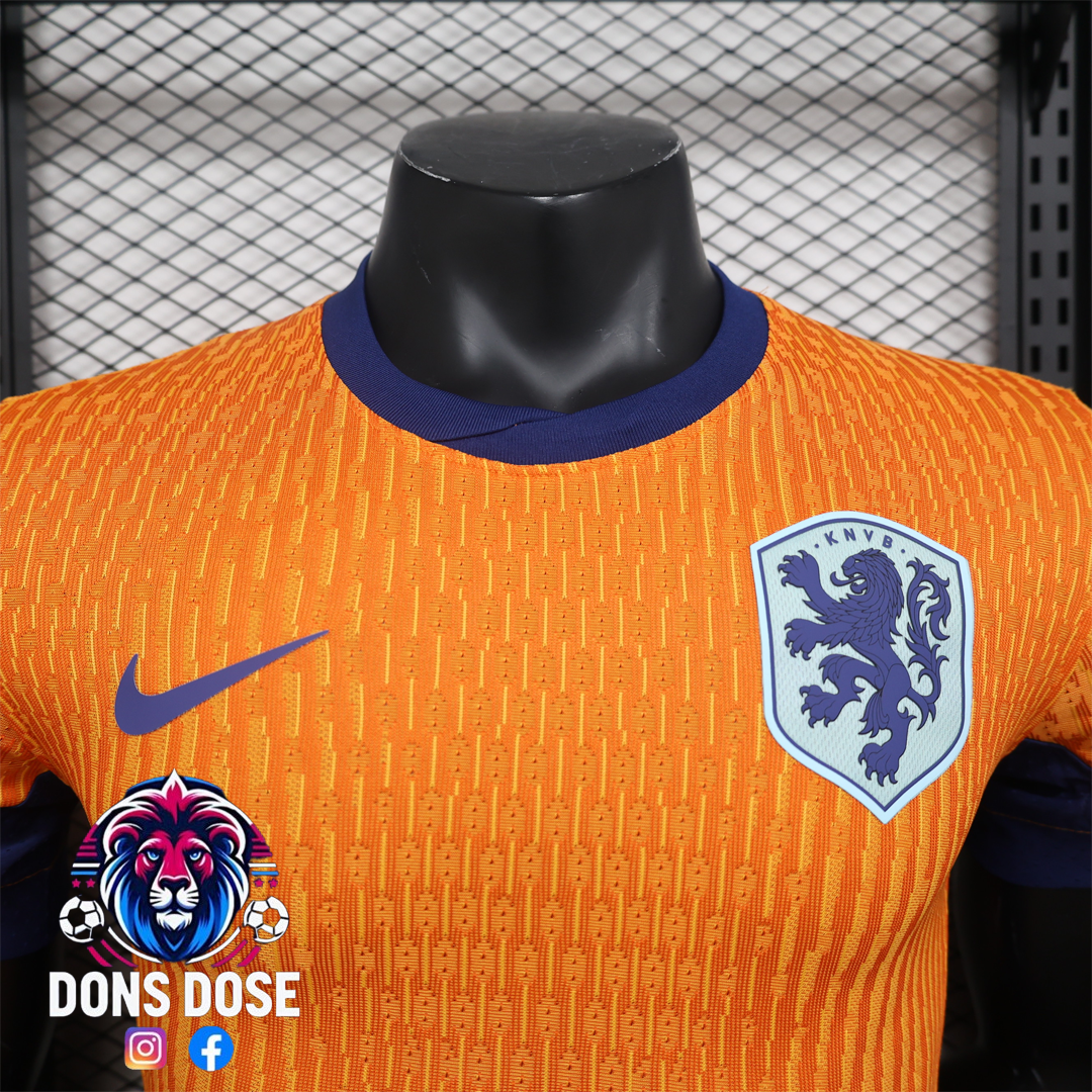 2024 Netherlands Home Player Jersey
