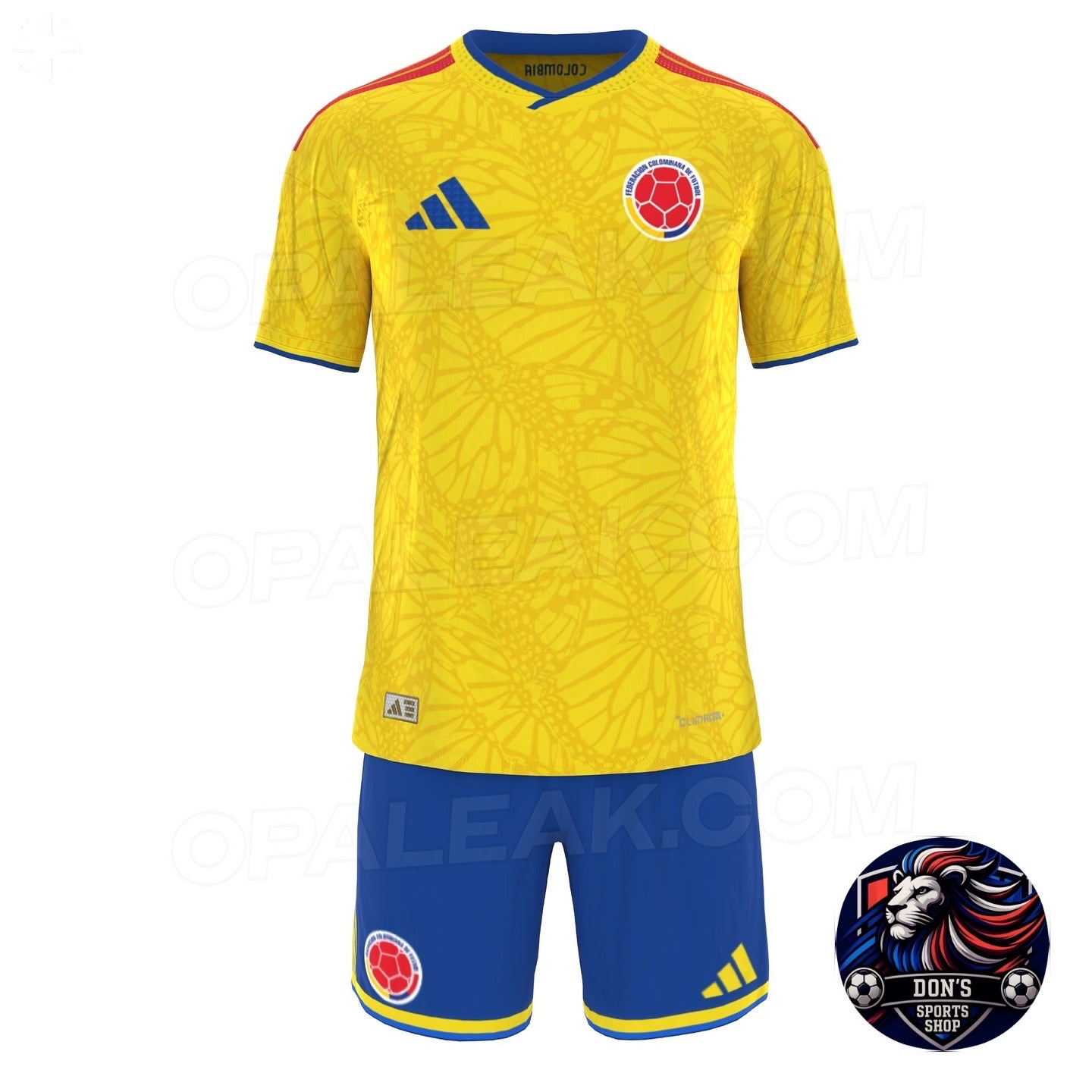 Colombia National Team 2026 FIFA World Cup Men's Home Long-Sleeve Soccer Jersey