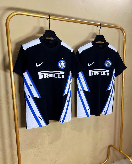 Limited Edition: Inter Milan Retro T-Shirt - Black/White