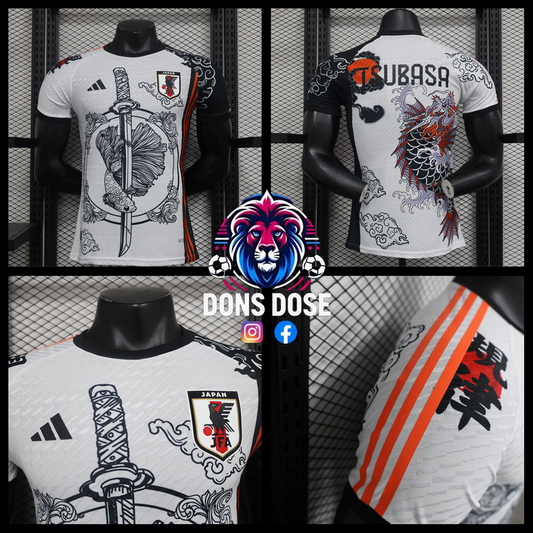 Camiseta de fútbol de edición especial con espada samurái japonesa