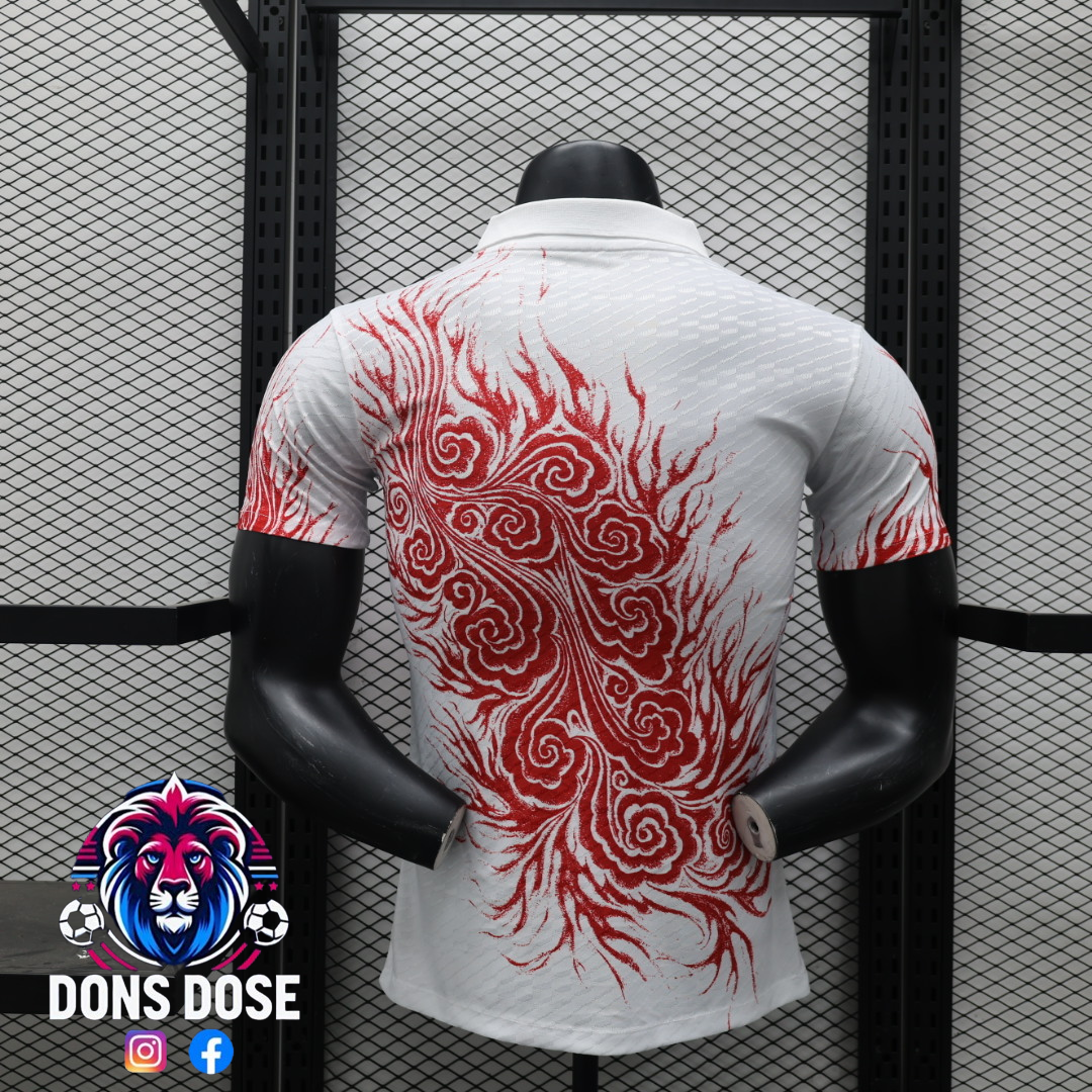 Camiseta de fútbol de edición especial del Dragón Rojo de Japón