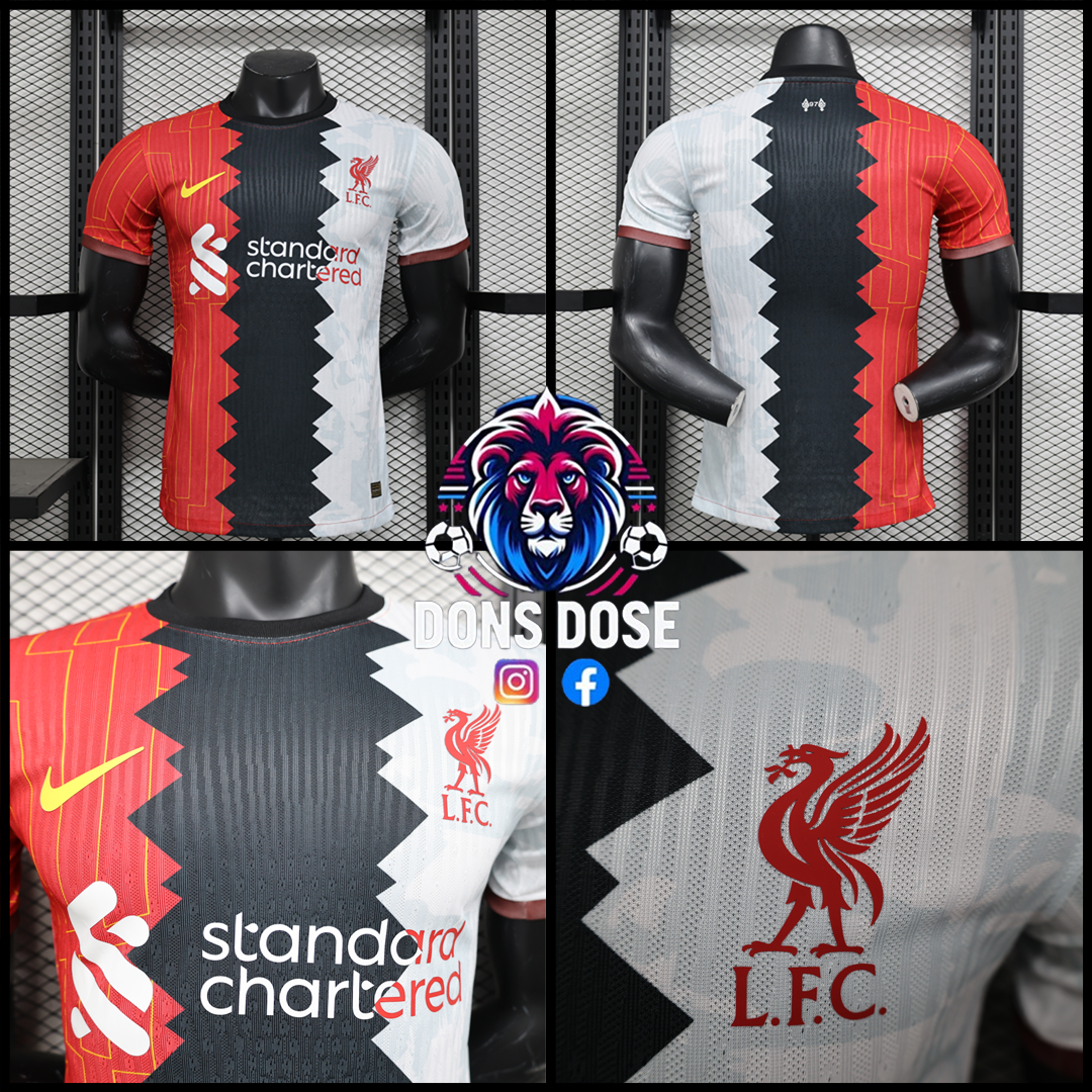 Camiseta de fútbol de edición especial del Liverpool Trio